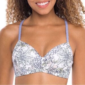 Kindly Bra  Wireless Floral Print 34DD